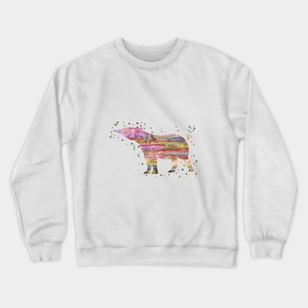 Tapir Crewneck Sweatshirt by RosaliArt